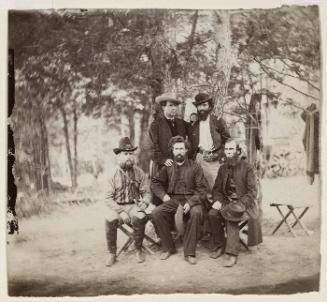 Harrison's Landing, Virginia [Group of the Irish Brigade, July 1862