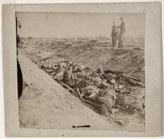 View in the ditch, on the right wing, after the Battle of Antietam