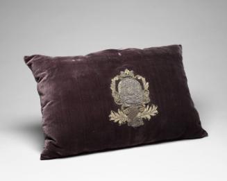 Pillow with coat of arms