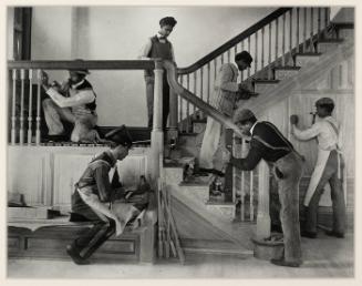 Stairway to the Treasurer's Residence: Students at Work from the Hampton Album
