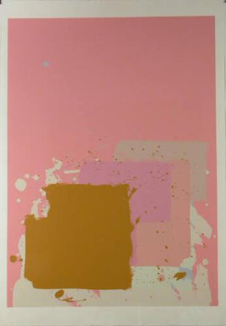Brown Block on Pink (from the New York Suite)