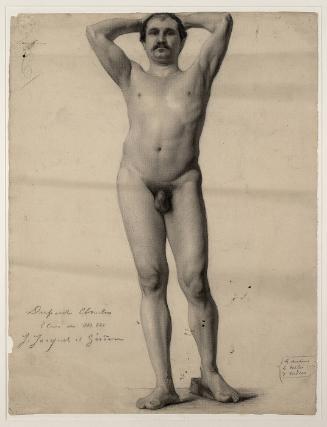 Academic Study of a Male Nude