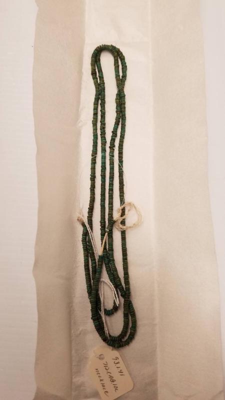 Necklace with beads
