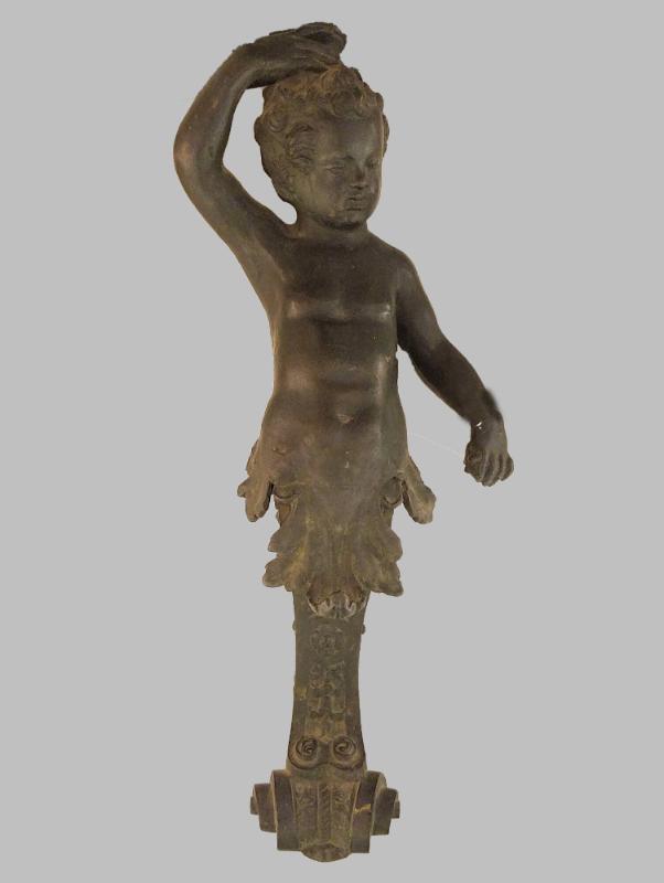 Winged Putti Holding a Basin