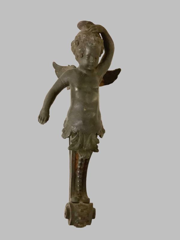 Winged Putti Holding a Basin