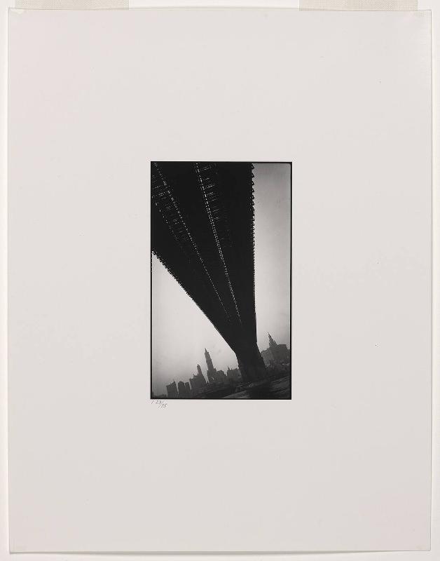 Brooklyn Bridge, New York, ca. 1929 (from "Walker Evans I")