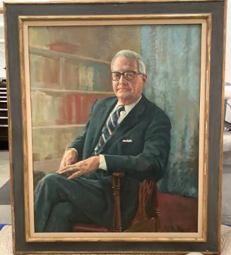 Portrait of Charles Allen Foehl, Jr. (1909-1989), Class of 1932, Treasurer 1950-1973, Secretary to the Corporation 1950, Vice President for Administration 1966-1973