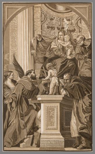 The Holy Family and Four Saints