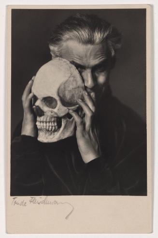 The Fabulous Death (Portrait of Luis Rainer with Skull)