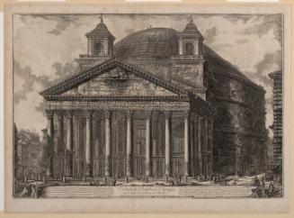 Veduta del Pantheon d'Agrippa oggi Chiesa di S. Maria ad Martyres (Pantheon exterior)