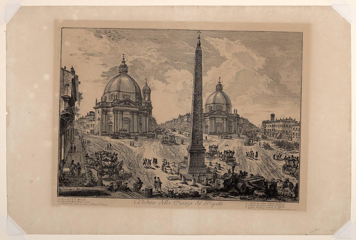 Piazza del Popolo (from Vedute di Roma)