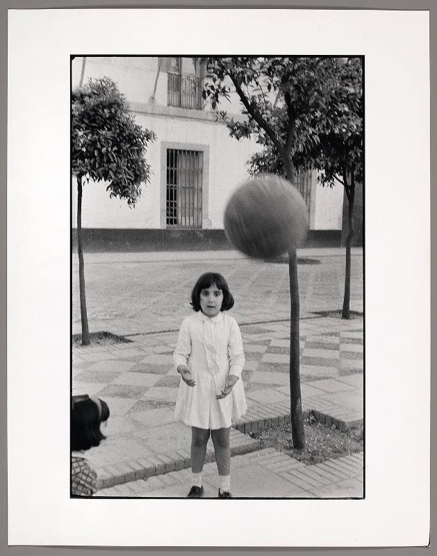 Girl Playing Ball, Seville, Spain