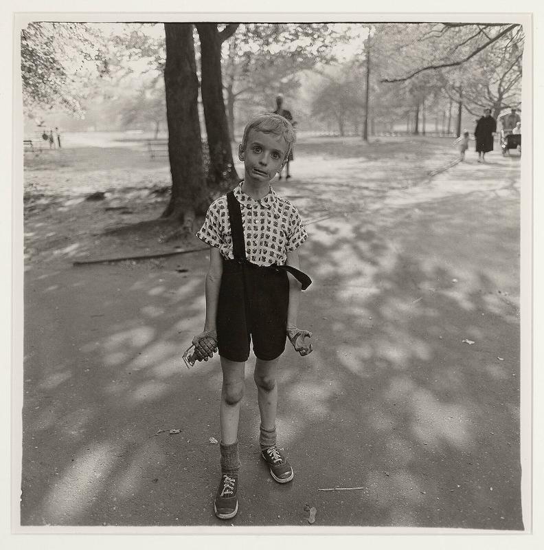 Child with a Toy Hand Grenade in Central Park, NYC