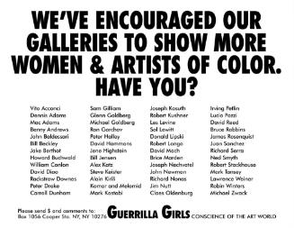 We've Encouraged Our Galleries to Show More Women and Artists of Color. Have You?