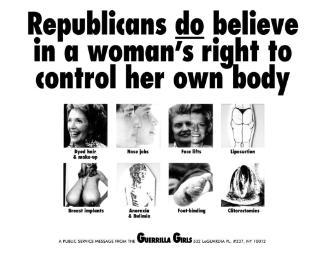 Republicans Do Believe in a Woman's Right to Control Her Body