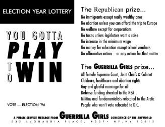 Election Year Lottery. You Gotta Play to Win