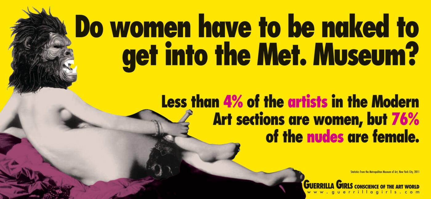 Do Women Have to Be Naked to Get into the Met. Museum? Update