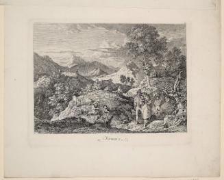 Olevano (from Six Views in the Vicinity of Rome)