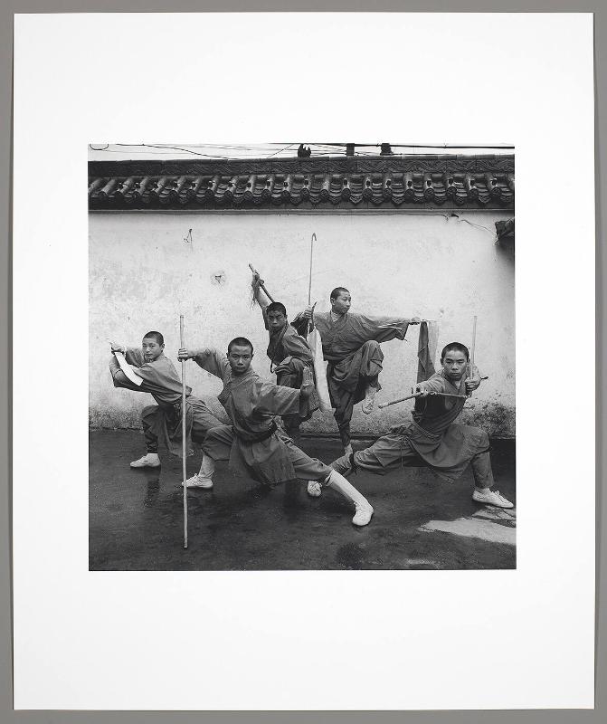 Buddhist Monks Play Martial Arts, Shaolin Monastery, Henan Province, (from "The Chinese")