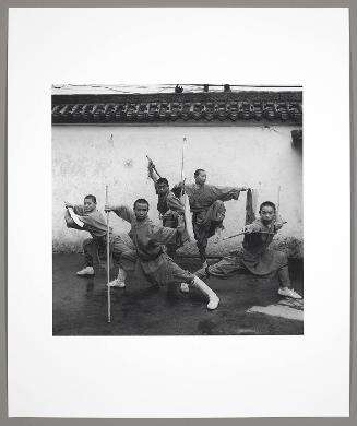 Buddhist Monks Play Martial Arts, Shaolin Monastery, Henan Province, (from "The Chinese")