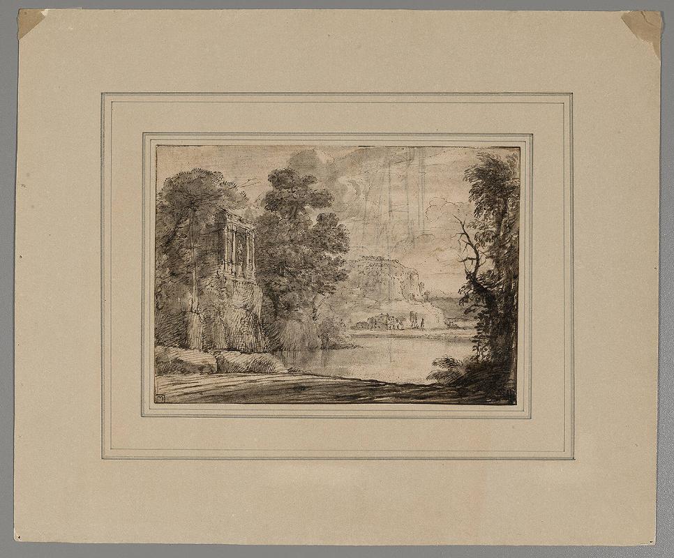 Landscape with a Lake and a Classical Loggia