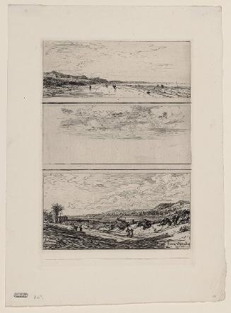 Three landscapes [bottom one titled Dive (Calvados)]