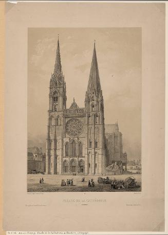Façade de la Cathedrale à Chartres