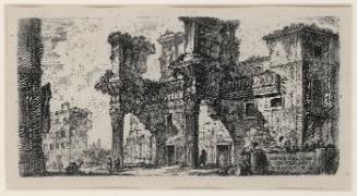 View of Part of the Forum Nerva (after the original, from the portfolio "Views of Rome" 1748)