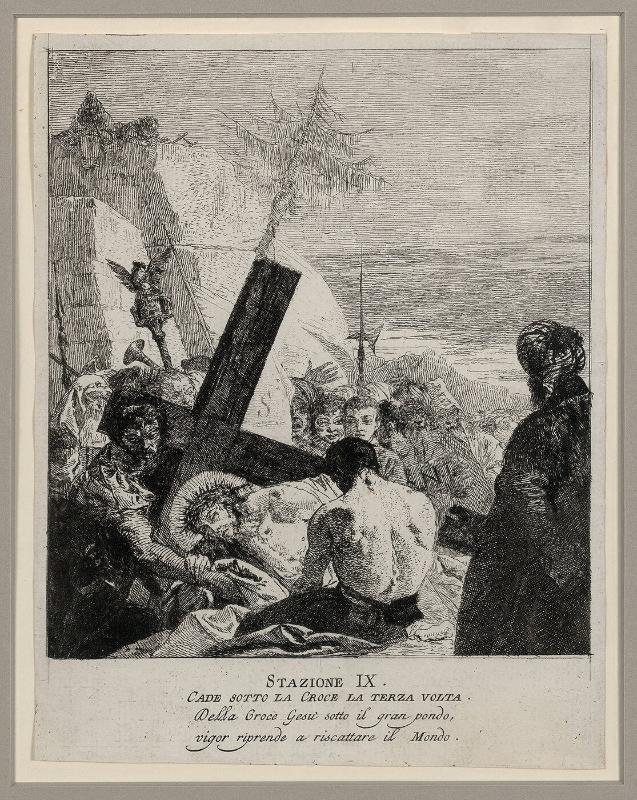 Via Crucis/Ninth Station: Jesus Falls Beneath the Cross for the Third Time