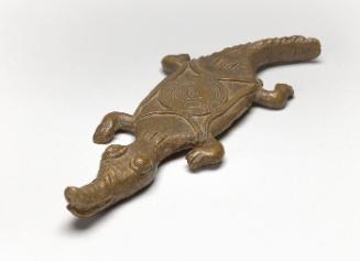 Gold weight in the form of a crocodile
