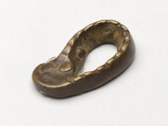 Gold weight in the form of a coiled snake