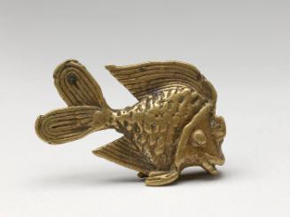 Gold weight in the form of a fish