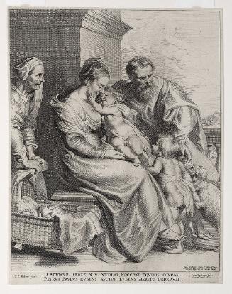 The Holy Family with Saints Elizabeth and John the Baptist