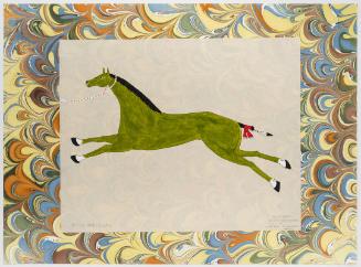 Good Hearted Bird, Black Horse, ïsaashpuushí(Cheyenne), 1885, PILA, ”In the Spirit of Green Skin" (from "No Good Dirt Plateau (Wild Horse Ridge)")