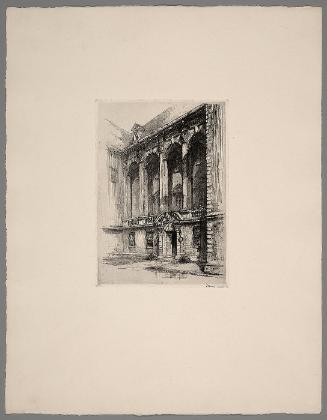 Stetson Library (from "Six Etchings of Williamstown")