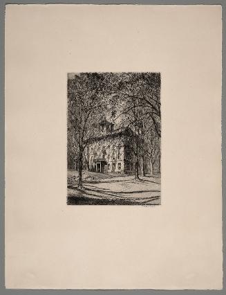 West College (from "Six Etchings of Williamstown")