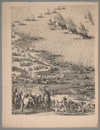 The Siege of the Isle of Ré, plate E
