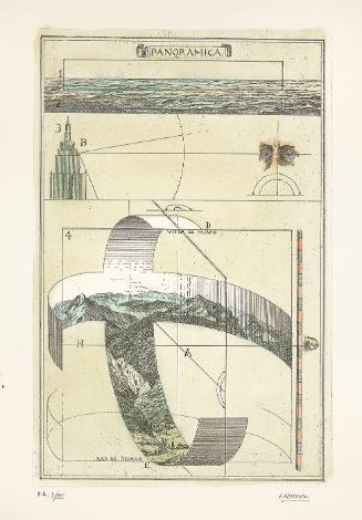 Panorámica (from the artist's dissertation "The distance between the formal in the architecture and the architecture like image")