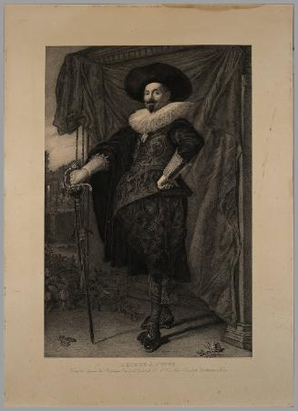 L'Homme à L'épée: Portrait du Seigneur Van Heÿthuÿsen, Ciré de la Galerie de S.A.S. le Prince Jean II de Liechtenstein a Vienne