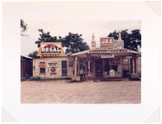 Crossroads with store, bar, juke joint, and gas station, Melrose, Louisiana