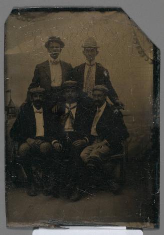 Portrait of five men