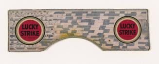 Untitled (Two Luckys on a Layered Painted Brick Arched Bridge)
