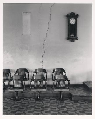 Jury Chairs, Warren County Courthouse, Warrenton, Missouri (from "County Courthouses: A Portfolio of Photographs by William Clift")