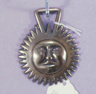 Horse brass, Sun, Moon, Wheel, and Crescent influence