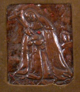 Female Saint Holding a Cross