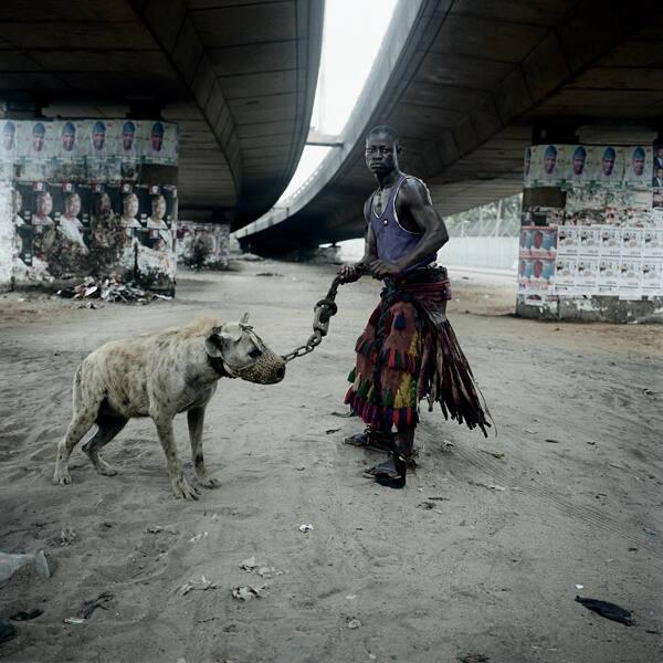 Abdullahi Mohammed with Mainasara, Lagos, Nigeria (from the series "The Hyena and Other Men")