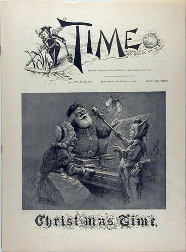 Time Magazine with illustrations by Thomas Nast
