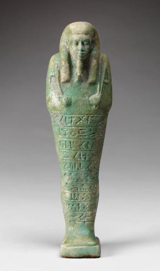 Shabti of Pa-abumeh, called Psamtik-seneb, Treasurer of Lower Egypt