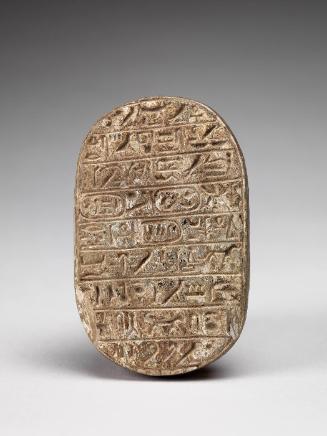 Large scarab of Amenhotep III