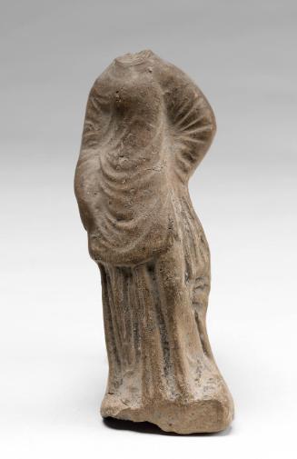 Statuette of a standing draped woman